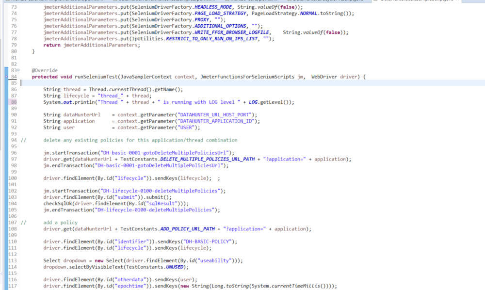 Convert your Java Selenium test automation for use in JMeter